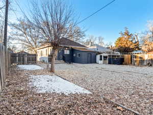 View of back of property