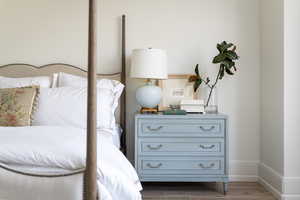 Bedroom featuring hardwood / wood-style floors