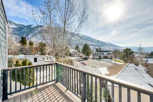 Balcony off the master bedroom