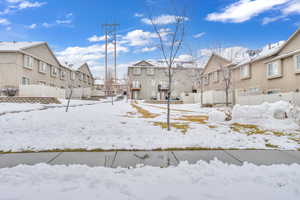 View of snowy yard