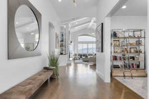 Looking in from front door