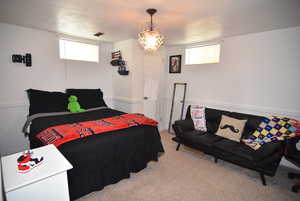 Carpeted bedroom #3