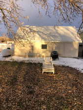 View of rear view of property