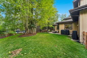 View of yard featuring a patio area