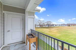 On a clear day, you get incredible views of 4th Street Park and Ben Lomond Peak from your living room and balcony!