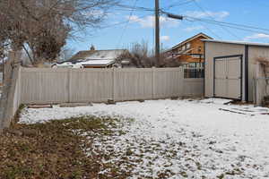 High-end fencing and shed