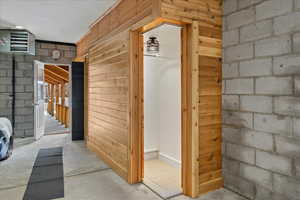 Bathroom in the garage/workshop