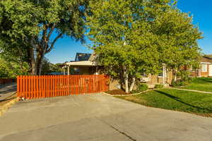 View of front of house with a front yard