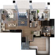 Basement Floor Plan - 2033 Sq/Ft