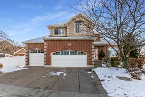 Front facade featuring a garage