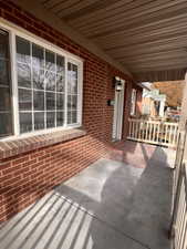 View of patio / terrace featuring covered porch