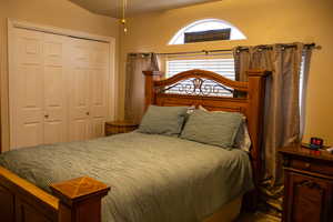 Bedroom featuring a closet