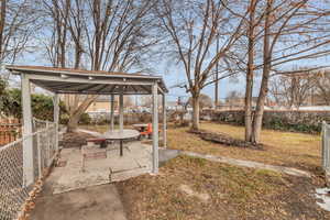 View of yard featuring a patio area