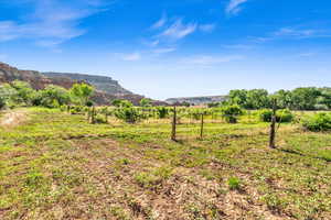 Mountain view with a rural view