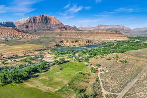 Mountain view with a water view