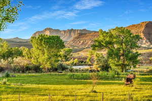 Property view of mountains featuring a rural view