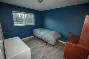 Bedroom featuring light hardwood / wood-style flooring