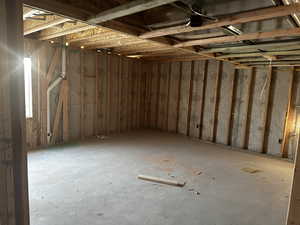 View of basement