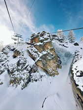 Powder Mountain in winter.