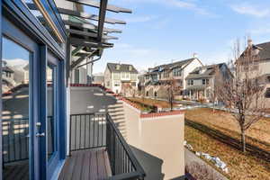 Gorgeous balcony and