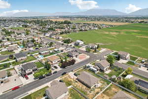 Bird's eye view featuring a mountain view