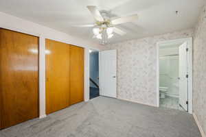 Primary bedroom with ensuite bathroom