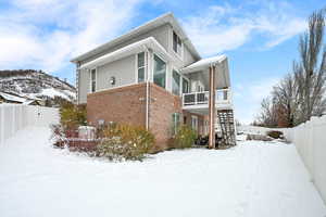 View of snowy exterior