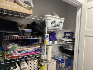 Large Closet in Laundry Room