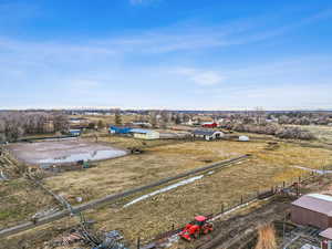 Drone / aerial view featuring a rural view