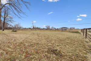 View of yard featuring a rural view