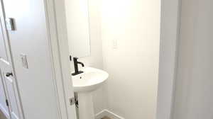 View of bathroom
