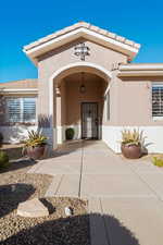 View of entrance to property