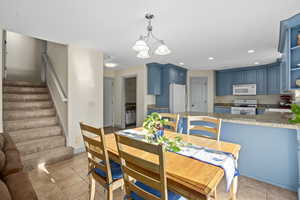 Stairs leading to bonus room.