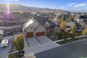 Exterior space with a mountain view