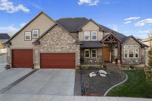 View of craftsman-style home