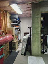 View of storage area