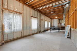 Interior space featuring a wealth of natural light