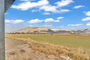 Mountain view with a rural view