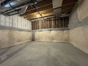 View of basement/storage