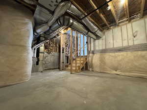 View of basement/storage