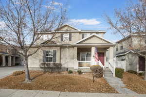 View of front of house featuring a porch
