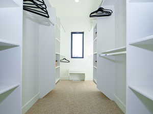 Primary walk in closet