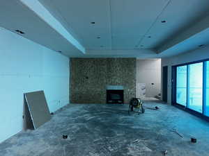 View of unfurnished living room