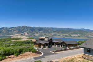 View of mountain background