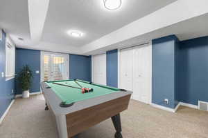 Virtually Staged Recreation Room