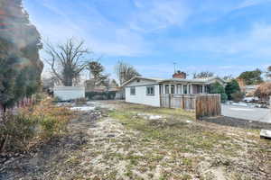 View of back of property