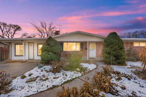 View of ranch-style home