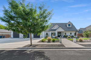 Modern farmhouse with a garage