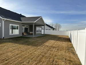 View of yard featuring a patio area