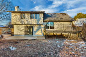 Back of house featuring a patio